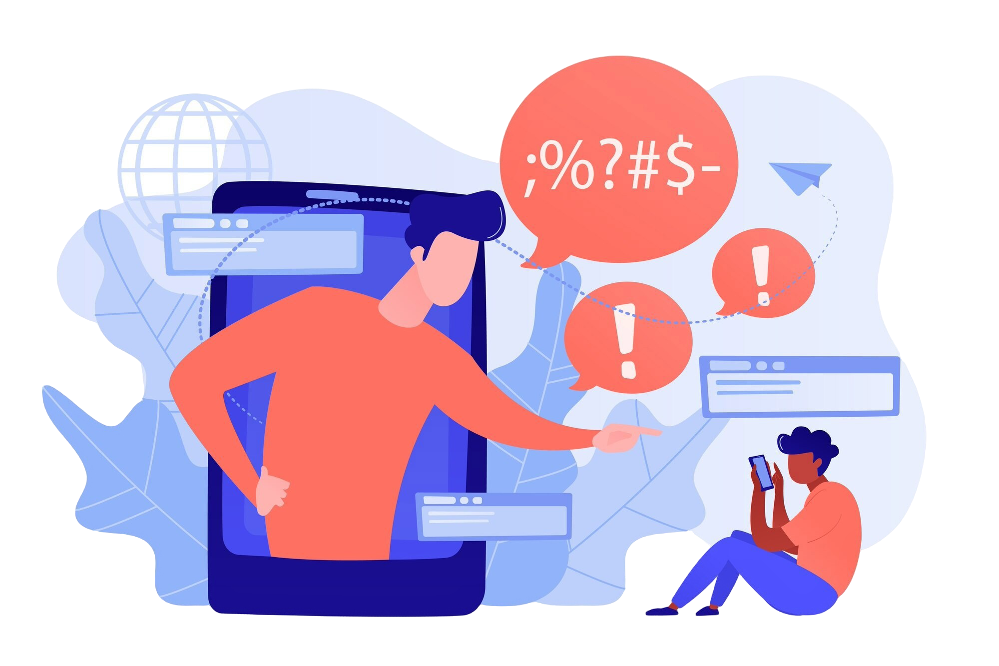 Cyberharcèlement Illustration